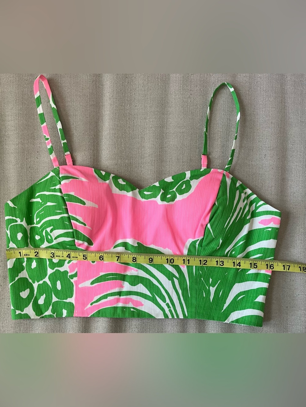 RARE! Lilly Pulitzer Parfait 2 piece Set Pink Flamenco Pineapple (Flawed) - Picture 5 of 16